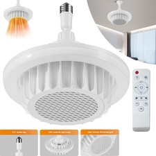 Heater Fan Light 600W Bathroom Heater Ceiling Indoor Electric Ceiling E27 White