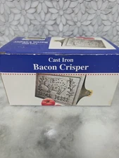 HIC Harold Import Co. 43202 Rectangular Bacon Press With Original Box