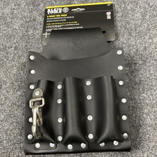 Klein Tools 5127T 6 Pocket Leather Tool Pouch Tunnel Loop USA New w/ Tag