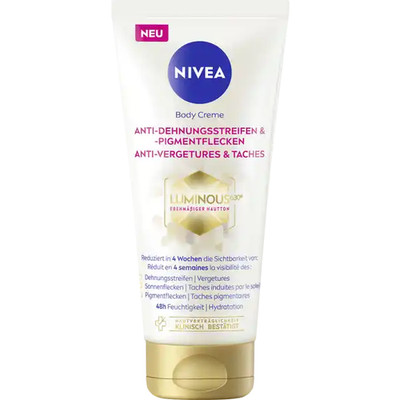 NIVEA Luminous630 Body Creme Anti-Dehnungsstreifen & -Pigmentflecken 200ml - NEU