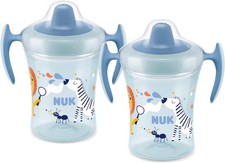 NUK Trainer Cup für Zwillinge (blau) BPA-fre...