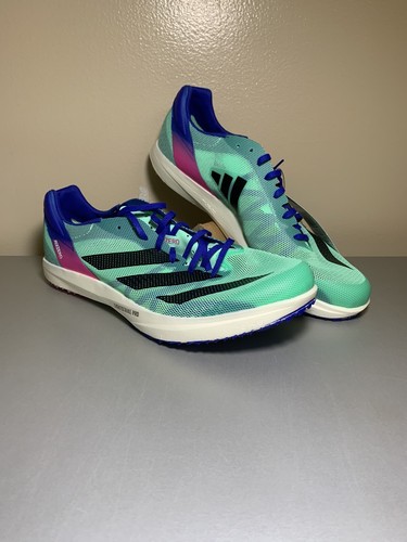 Size 11.5 - Adidas Adizero Avanti TYO (Teal/Blue) Men's Running Spikes - Picture 5 of 8