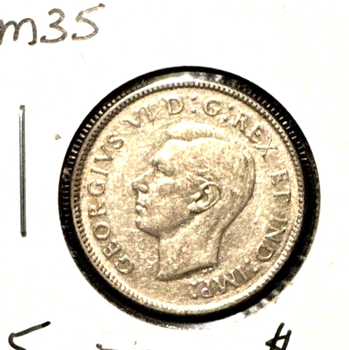 Canada 1947 twenty five cents KM 35 XF