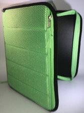 3-Ring 3 Inch Zipper Binder School Student Organizer Lime Green-Brand NEW-SHIP24