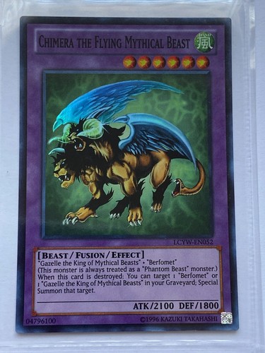 Yu-Gi-Oh Chimäre das fliegende Fabeltier LCYW-DE052 Super Rare Unlimited NM