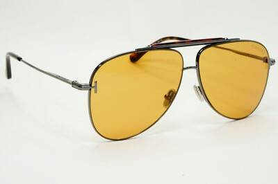 Occhiali da sole Tom Ford Brady FT1018 colore 08E Shiny Gunmetal – Ottica Bergomi
