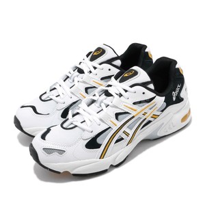 Asics Gel Kayano 5 Og White Black Yellow Men Classic Running Shoes 1021a163 100 Ebay