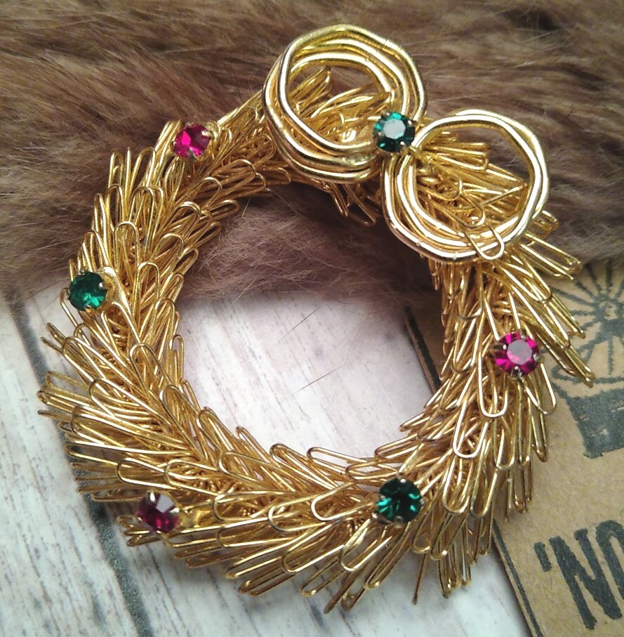 Festive Multicolor Unsigned EISENBERG Rhinestone … - image 1