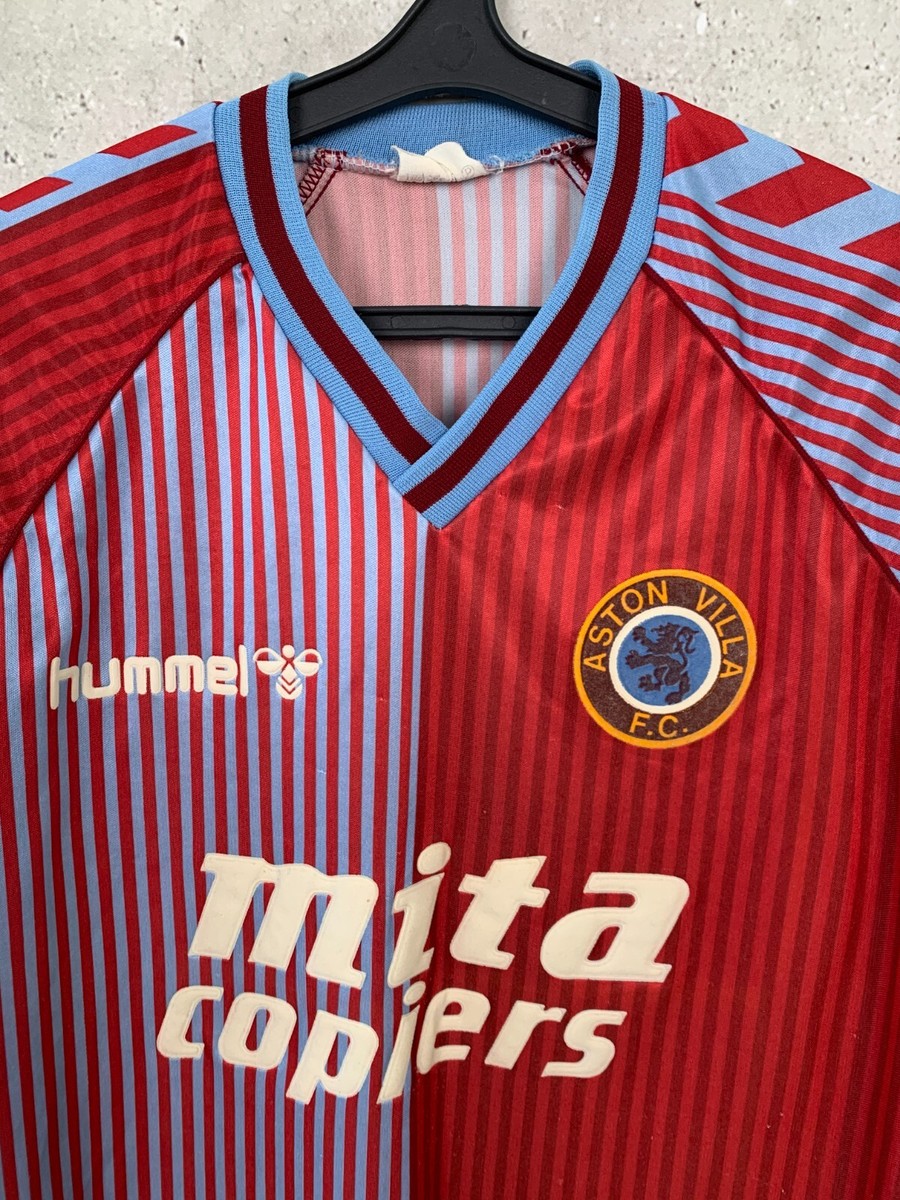 ウェア Hummel Aston Villa FC football shirts Aston Villa 2006/2007 Home Football Shirt Jersey Hummel Size