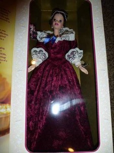 Barbie Doll Sentimental Valentine Hallmark 16536 Velvet Gown Nrfb 1996 Heart Ebay
