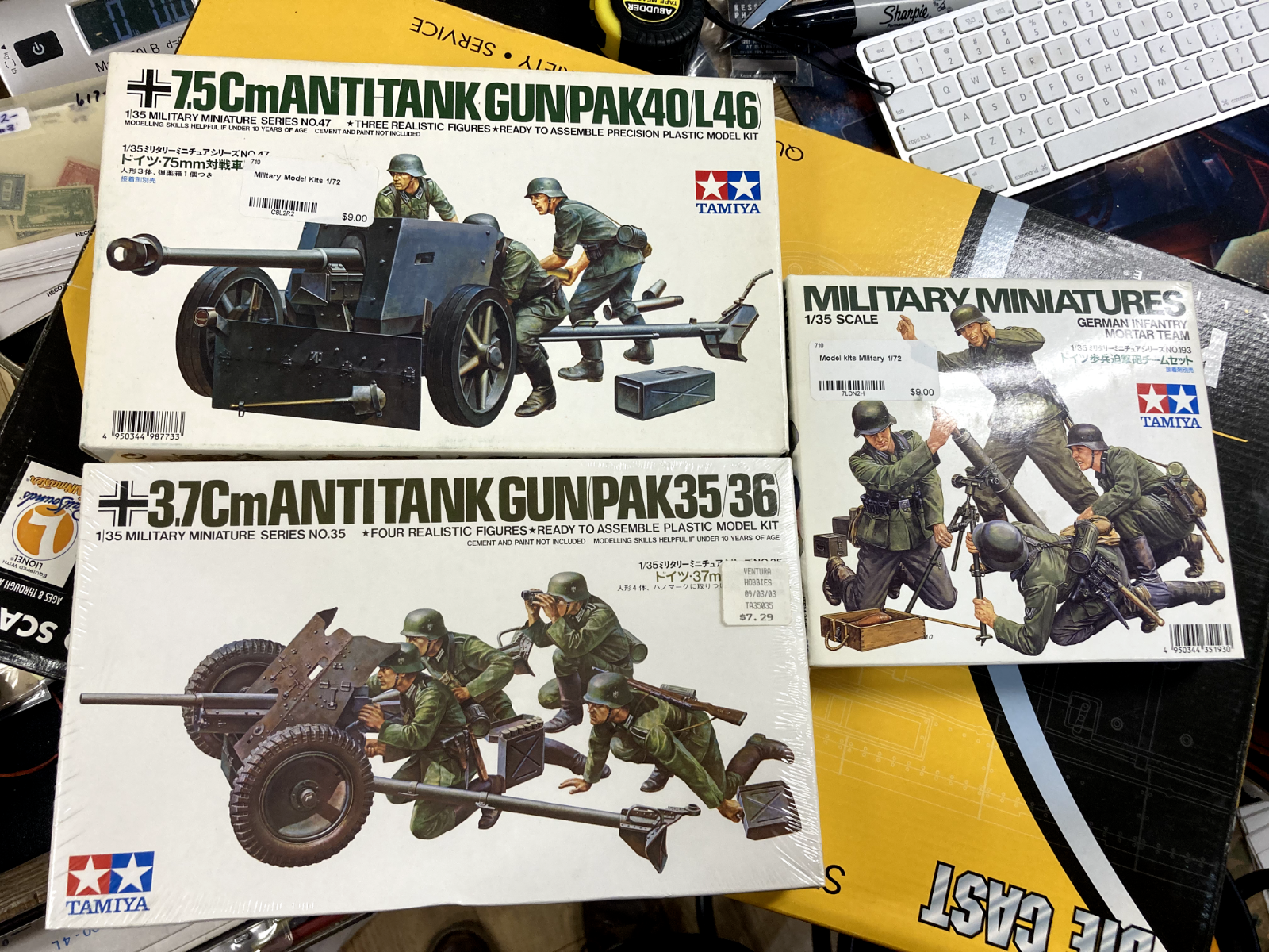 Lot Of Tamiya 1:35 Scale. 35035 , 35047 , 35193  All   NIB