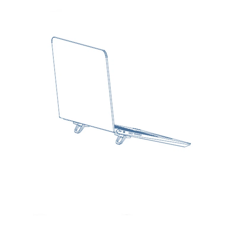 Laptop Stand for Desk Computer Keyboard Stand Riser Aluminum Mini Laptop Stand