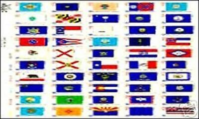 US States Polyester Banner Flag Sign Package (Pack of 50)