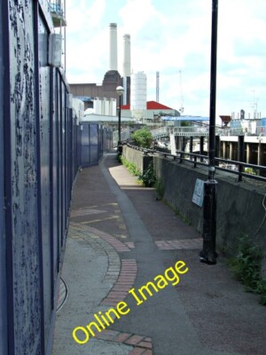 Foto 6x4 Tideway Fußweg Westminster zwischen Nine Elms Pier und dem Riv c2014