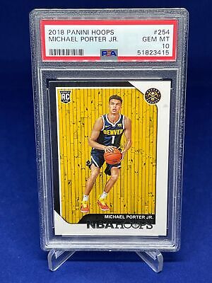 MICHAEL PORTER JR 2018-19 PANINI NBA HOOPS ROOKIE RC #254 MICHAEL PORTER JR 2018-19 PANINI NBA HOOPS ROOKIE RC #254