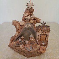 Presepe peruviano natività in ceramica artigianale