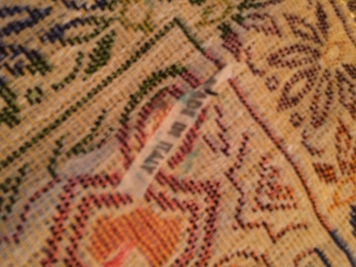 Vintage Boho Tapestry Riding Horse Tablecloth Wall Made Italy F4 - Picture 5 of 6