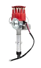 Pontiac V8 301-455 Electronic Ready To Run Drop-In Distributor Red Small Cap