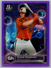 2022 Bowman Platinum Precious Elements Purple /250 Gunnar Henderson #PE-17