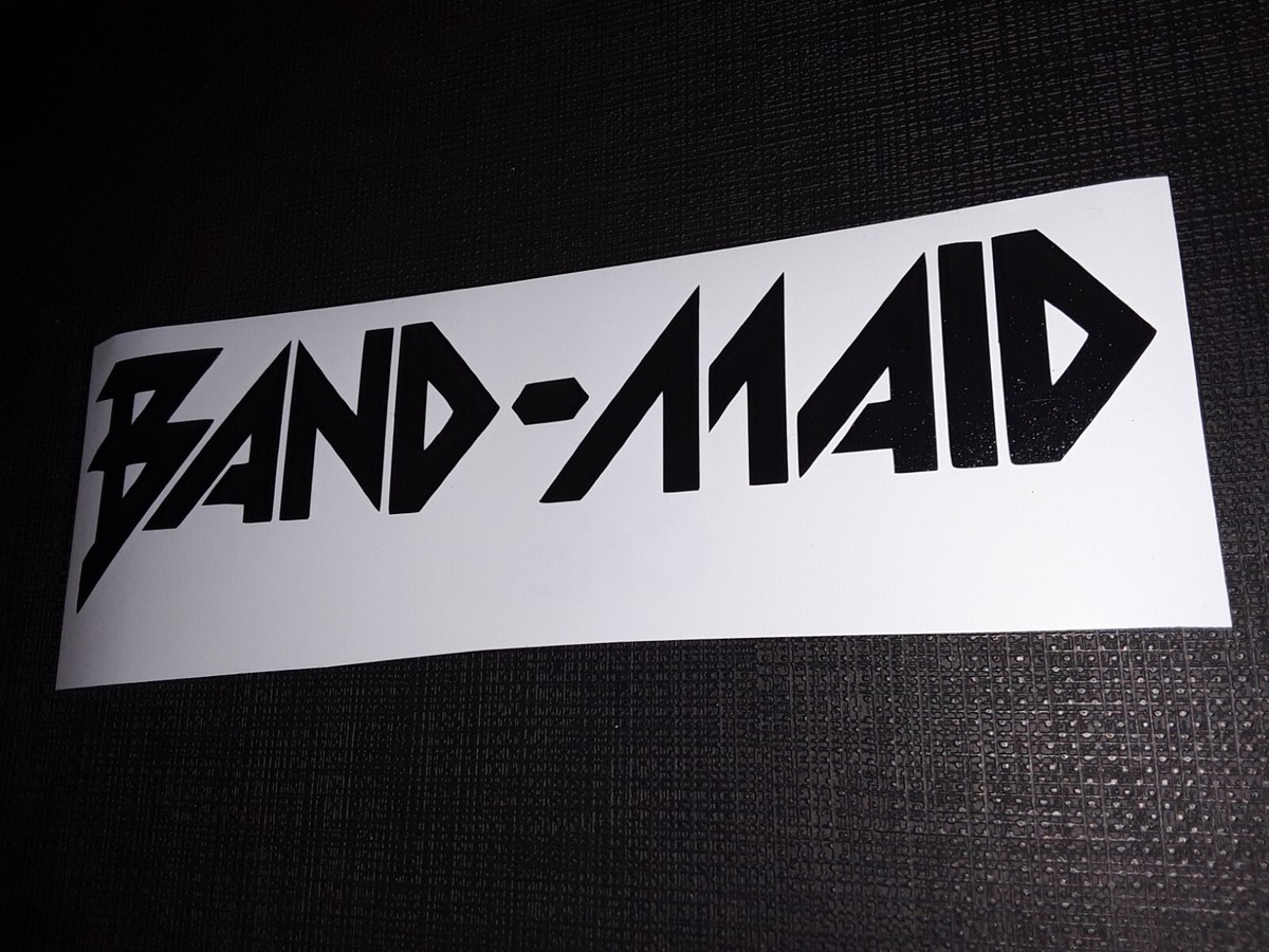 BAND-MAID Title Logo J-Rock Sticker Vinyl Decal Waterproof! | eBay