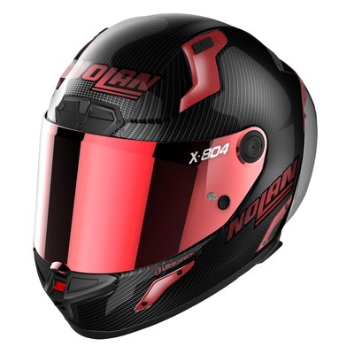 Nolan X-804 RS Ultra Carbon Iridium Edition Racing Motorrad Helm Gratis Visier