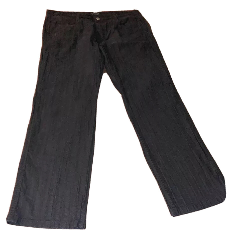 HUGO BOSS, Baldessarini, Black Mens Pants, Pleated Design Rare, SZ