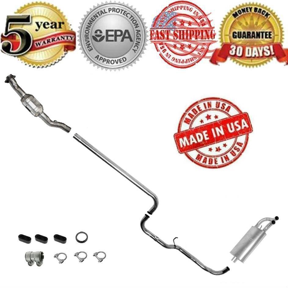 Complete Exhaust System Muffler + Catalytic Converter for
