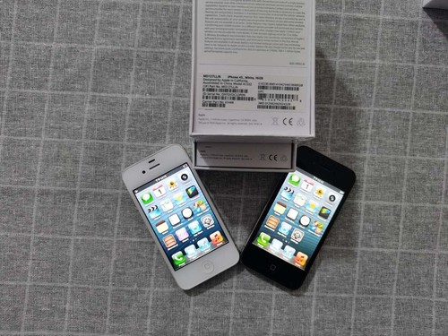 Apple iPhone 4 4S 8/16/32/64GB iOS 6/7/9 Unlocked 3G Smartphone in BOX A++ - Afbeelding 20 van 20