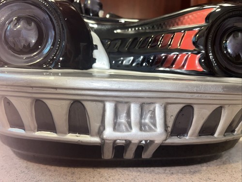 Warner Bros Batman In Batmobile Cookie Jar 1997 Ceramic (Repaired Lid) 16” - Picture 5 of 13