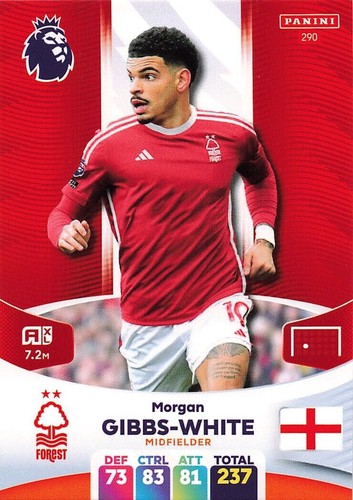 Panini Premier League Adrenalyn XL 2023 2024 23 24 cartas del equipo base #190 - #369 - Imagen 125 de 204