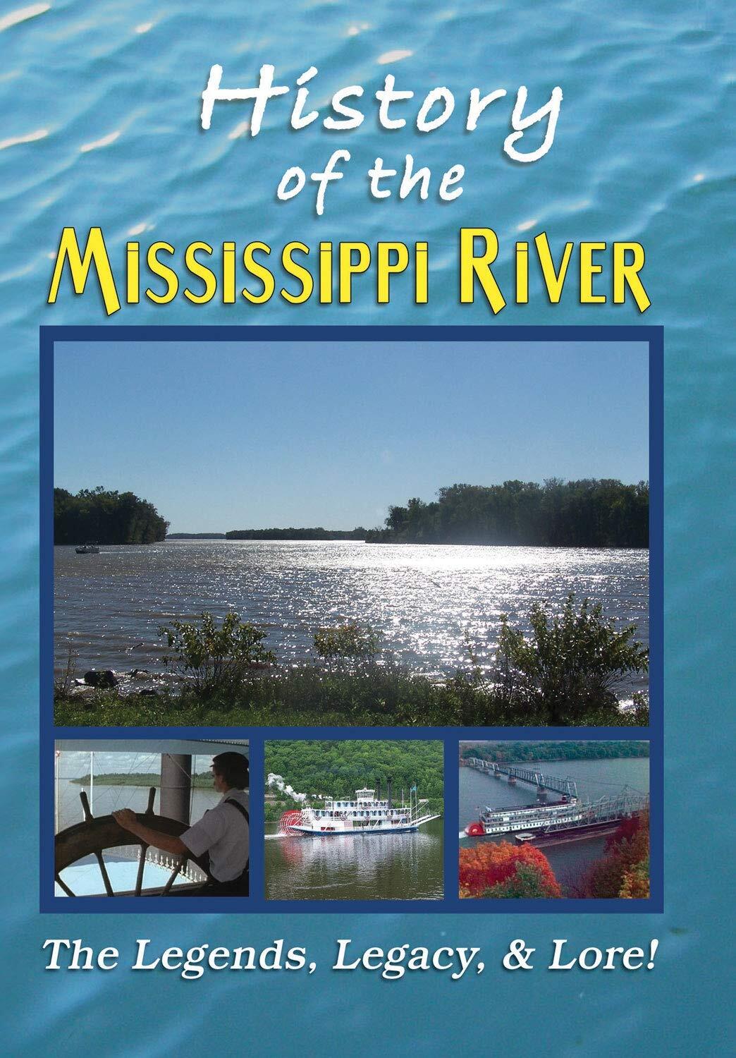 History of the Mississippi River (DVD) Mwrk Twain Steamboats