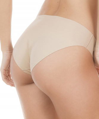 Jadea Pack da 3 Slip 8000 Vita Bassa In Cotone Elasticizzato Taglio Laser Nude