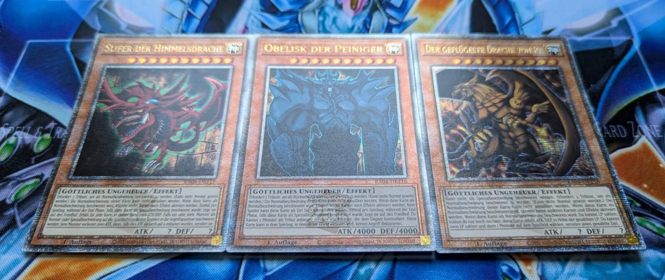 Yu-Gi-Oh!  Götter-Set Der geflügelte Drache von Ra RA04-DE118 Obelisk Slifer - Bild 2 von 4