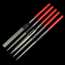 Files Set Metal Needle Carving Jewelry Diamond Glass Stone Wood Craft Tool 5pcs