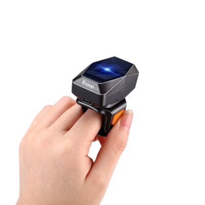 Eyoyo Mini Wireless 1D Barcode Scanner Finger Ring Reader für iPhone Android PC