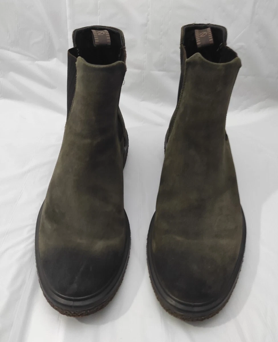 gentage Hvert år ujævnheder ECCO Crepetray Men&#039;s Boots Brown Suede Chelsea Sizes US 13 ; EU 47 ;  UK 12.5 | eBay