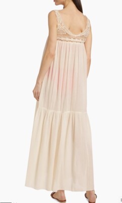 ulla johnson Rowena Cover Up dress Ivory Lace Trim sleeveless gauze Size P | eBay ulla johnson Rowena Cover Up dress Ivory Lace Trim sleeveless gauze Size P | eBay