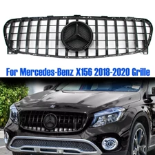 Front Black Grille w/star For Mercedes Benz X156 2018-2020 GLA180 GLA250 GLA200