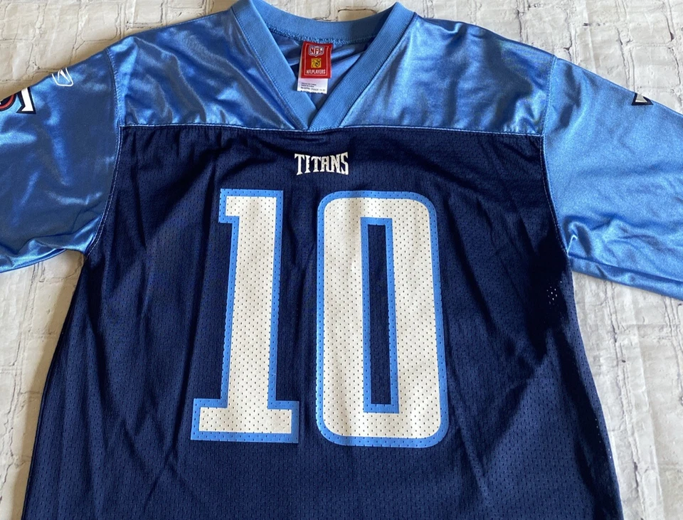 Футболка Tennessee Titans NFL NO10 молодежная размер XL 18/20 синяя - Изображение 3 из 4