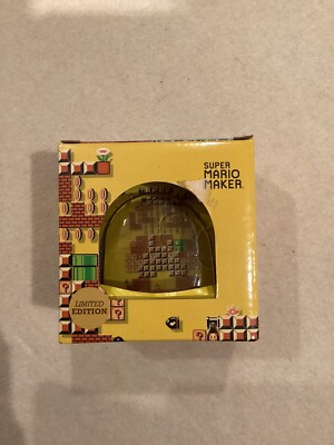 Nintendo Super Mario Maker Snow Globe 30th Anniversary Limited Edition