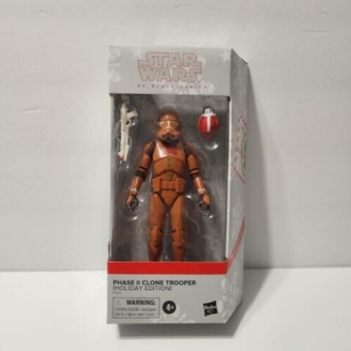 Star Wars Phase II Clone Trooper Figure Black Series Holiday Edition ...