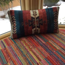 Home Decor: Traditional Moroccan Pillow Cover, Tribal Bench Cushion, Contemporar
