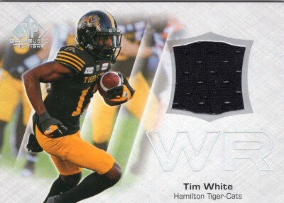 2023 UPPER DECK CFL SP GAME USED JERSEY Tim White