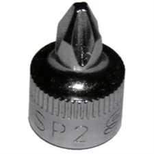 VIM TOOLS SP2 Stubby Philips Driver, P2 Tip, 1/4 in. Square Drive
