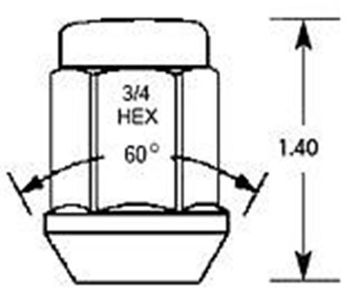 Commodore VB-VC-VH-VK-VL-VN-VP-VR-VS-VT-VX-VY-VZ 20 Chrome Wheel Nuts - Picture 2 of 2