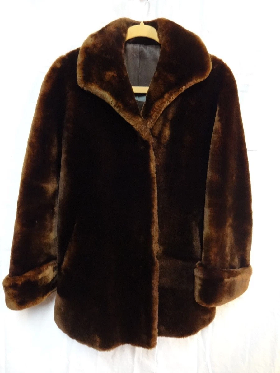 Shearling swing best sale coat
