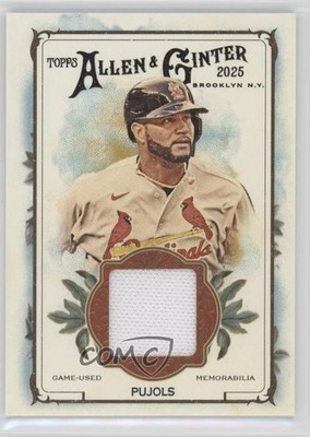 2025 Topps Allen & Ginter Relics Albert Pujols #AGR-APU 8j4