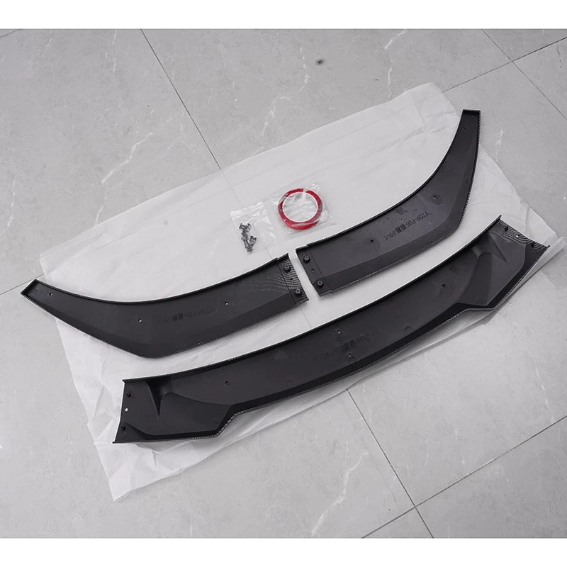Labio divisor de parachoques delantero para BMW Serie 6 F06 F12 F13 M Sport 12-18 aspecto carbono - Imagen 4 de 4