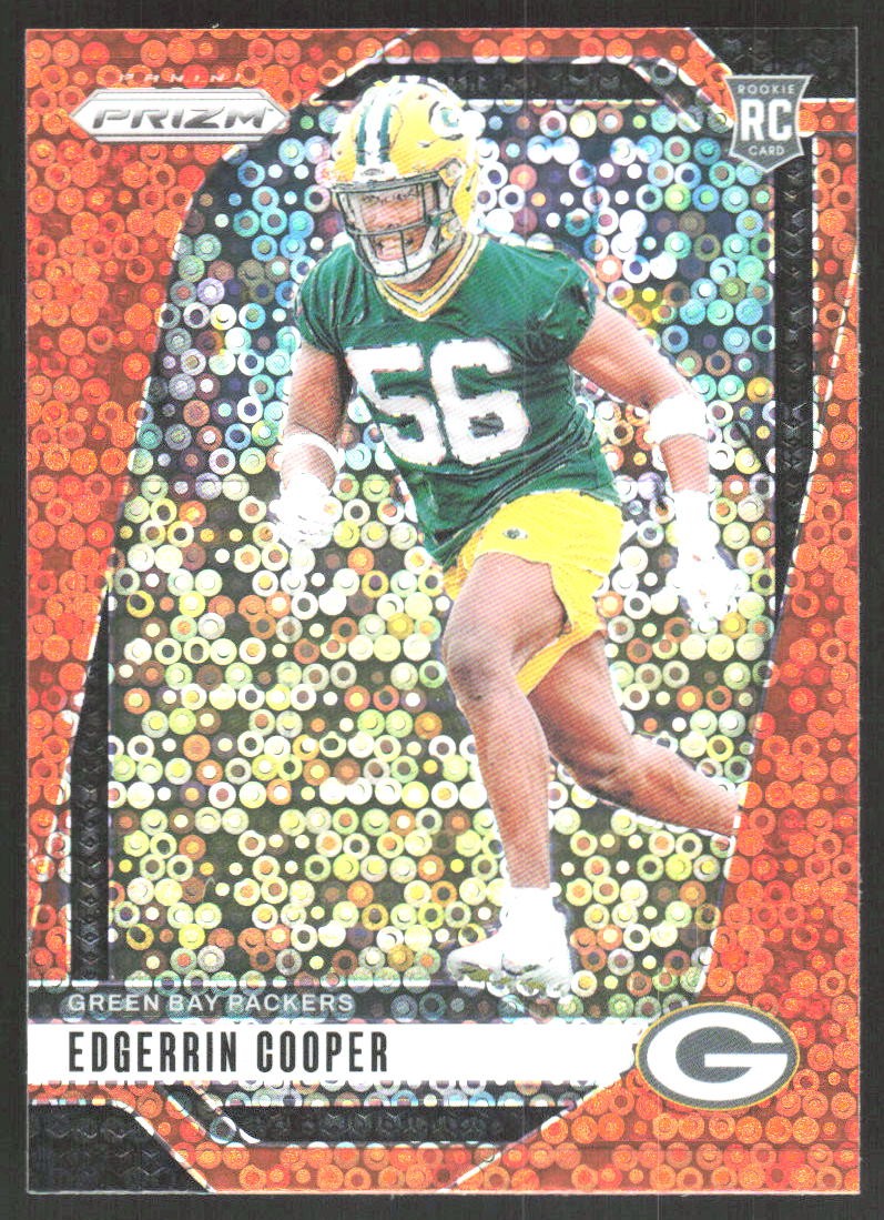 7847I 2024 Panini Prizm #331 Edgerrin Cooper Orange Disco Prizm