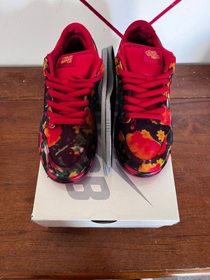 Nike SB Dunk Low FZ1291-600 Wizard of Oz Poppy Field EU 42,5 Neu Etikett